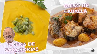 CREMA de ZANAHORIA y GUISO de CABALLA con Karlos Arguiñano  Cocina Abierta [upl. by Asiluj]