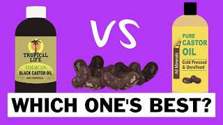 Jamaican Black Castor Oil Vs Cold Pressed Castor Oil [upl. by Airbma]