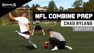 NFL Combine Training  Chad Ryland  Kohls Kicking Camps [upl. by Rother]