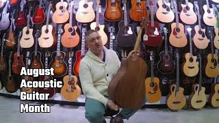 Furch Blue Acoustic Guitar sale at Angkors August Acoustic Guitar Month [upl. by Aikkan]