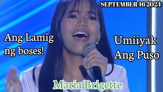 MARIA BRIGETTE  UMIIYAK ANG PUSO  SCHOOL SHOWDOWN  SEPT 16 2024 [upl. by Shaikh573]