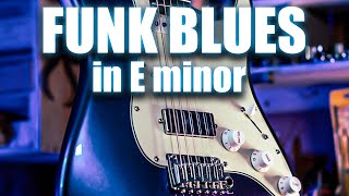 Blues Funk Backing Track in E minor Backing Track  SZBT 1052 [upl. by Nyletac]