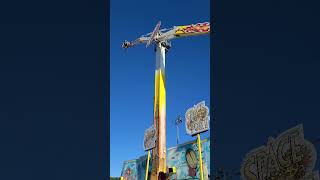 Maryland State Fair  Space Port Ride [upl. by Nerval]