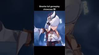 Shenhe Gameplay Genshin Impact [upl. by Haissem]