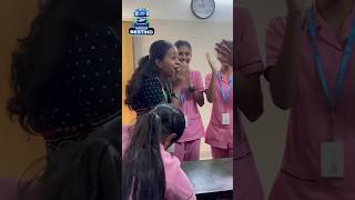 Nursing students Crying prank Teacher 😍College life nursingstudent birthday surprise collegelife [upl. by Ardath]