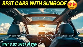 Top 5 Cheapest Sunroof Cars in india🔥सबसे सस्ती Sunroof वाली कारें  Affordable Sunroof Cars In 2024 [upl. by Meesaw772]