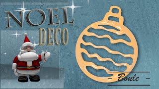 DIY decoration noel boule christmas [upl. by Nalac]