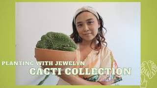 Las Vegas Cacti collection summer 2024  Planting with Jewelyn [upl. by Irv]