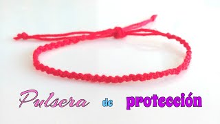 Cómo hacer una PULSERA ROJA de PROTECCIÓN SIGNIFICADO Y COMO COLOCARLA [upl. by Damalis]