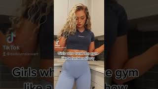 Viral tiktok trend Kim kardashion guilty treating the gym like a fashion show shorts new ALPHALETE [upl. by Alyehc]