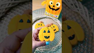 Halloween Pumpkin Spooky Cookie 🎃youtubeshorts shorts halloween cookiedecorating trending [upl. by Parker]