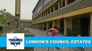 Londons Council Estates during the 1980s90s  Social housing  Poverty  Vandalism [upl. by Nojed]