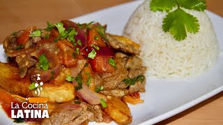 Cocinando el autentico Lomo Saltado en pocos Minutos 🍽️  Receta Fácil y Deliciosa [upl. by Airotnahs]