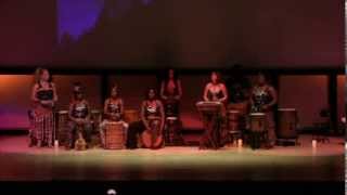 Venus Rising Womens Drum amp Dance Ensemble  Kumina [upl. by Dumah]