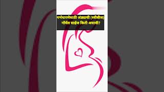 गर्भधारणेसाठी अंड्याची साईज किती असावीshortsfeed short ytshortpregnancy [upl. by Herson]