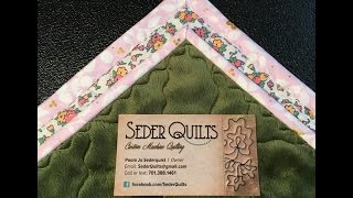 How to Attach Binding to Minky or Shannon Cuddle Backed Quilts Quick Tip Tuesday with Paola Jo [upl. by Airdnaxela730]