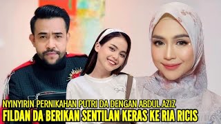 FILDAN DA BERIKAN SENTILAN KERAS KE RIA RICIS SETELAH NYINYIRIN PERNIKAHAN PUTRI ISNARI DI TRANS TV [upl. by Olimpia]