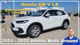 2024  2025 Honda HRV LX Walkaround Standard Features [upl. by Chap]