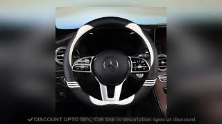 ✔️Best Carbon Fibre Leather Car Steering Wheel Cover For Mercedes Ben AMG 38c [upl. by Nirej]