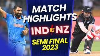 🔴India vs New Zealand Semi Final Full Match Highlights  World Cup 2023  IND vs NZ HIGHLIGHTS [upl. by Anelegna]