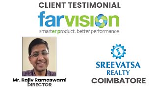 sreevatsarealestatespltd5683 Client Testimonial farvisionerp  Leading Real Estate ERP erp [upl. by Reisfield81]