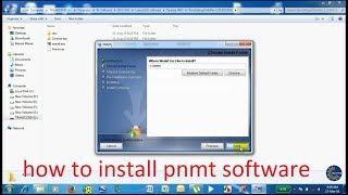 How to install pnmt software [upl. by Benkley]