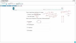 4th Grade STAAR Practice Classifying 2D Shapes 46D  13 [upl. by Nollahs]