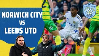 NORWICH CITY VS LEEDS UTD  INSTANT MATCH REACTION [upl. by Schaffer455]