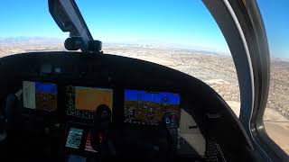 Steep visual approach in a Jet  CJ3  HND [upl. by Ahseuqal831]