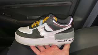 Nike Air Force 1 Shadow Spiral Sage shoes [upl. by Aney383]