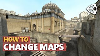 Changing Maps  A Multiplayer FPS Unity Tutorial [upl. by Sseb]