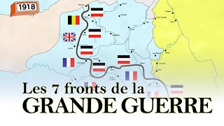 Les sept fronts de la Première Guerre mondiale [upl. by Lj]