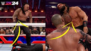 33 Amazing Details In WWE 2K24 [upl. by Yngiram]