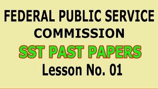 Pedagogy SST past papers FPSC Lesson no 01 [upl. by Aicat]