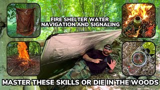 5 Simple Critical Skills You Need to Stay Alive in the Woods [upl. by Vanhook]