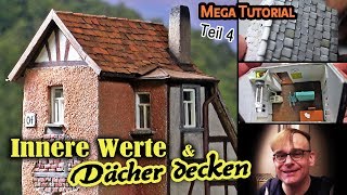 MEGA TUTORIAL Modellbau Blockstelle Oberpreuschwitz  Teil 4  Gebäude in H0 kunstmichiworld 074 [upl. by Blau]