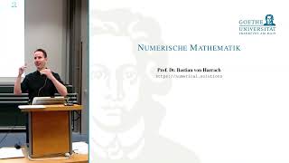 Num 26a  Numerische Mathematik Einführung in die Numerik [upl. by Coltun]