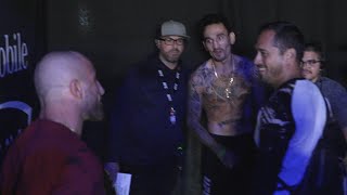 VERBAL ALTERCATION  Alexander Volkanovski and Max Holloway Backstage at UFC 276 [upl. by Ynafets617]