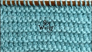 How to knit the Double Garter Stitch reversible and in just 4 rows  So Woolly [upl. by Irving]