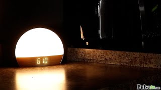 Sunrise Alarm Clock with Soft LED Lights by Brookstone [upl. by Knorring351]