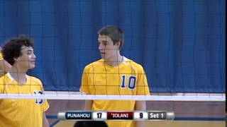 2014 Boys Volleyball Punahou vs Iolani March 20 2014 [upl. by Kcirrek356]