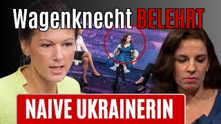 💥GENIAL Wagenknecht weist Ukrainische Publizistin zurecht  Maischberger muss DAZWISCHEN gehen💥 [upl. by Woehick]