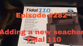 adding a new seachem Tidal 110 to the 65 gallon aquarium [upl. by Lj499]