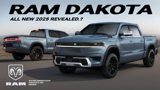 ALL NEW 2025 RAM DAKOTA HYBRID REVEALED REDESIGN  Digimods DESIGN [upl. by Affrica]