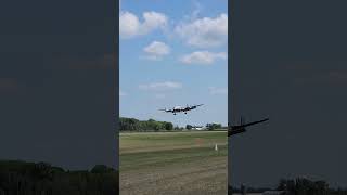 Rare flying Lockheed Constellation landing at Oshkosh 2023 oshkosh eaa airventure [upl. by Vi]