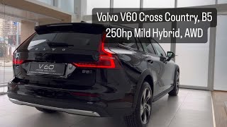 Volvo V60 Cross Country B5 250hp Mild Hybrid AWD Plus Onyx Black [upl. by Pepe317]