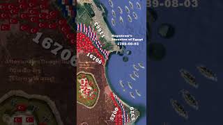 Napoleons Invasion of Egypt Animated Map [upl. by Mulligan454]