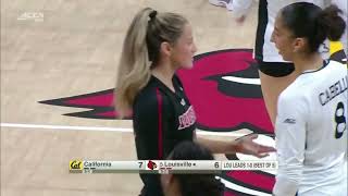 Highlights No 5 Louisville Volleyball vs California [upl. by Jacklyn]