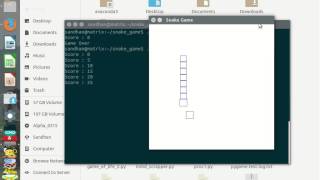 Snake game using python and pygame [upl. by Diarmit]