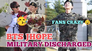 BTS JHOPE MILITARY DISCHARGE FULL EVENT ❤️🔥 JIN WARMLY WELCOME JHOPE 🐿️💜 WELCOME BACK HOBI [upl. by Nosneh]